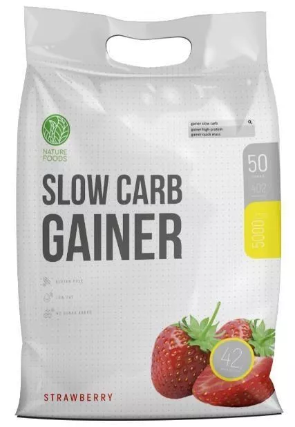 Nature Foods Slow Carb Gainer 5000g Пакет