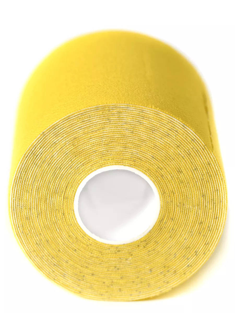 FitRule Кинезио Тейп Tape 5 cм х 5 м (Желтый)