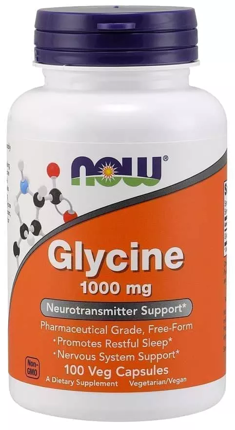 NOW GLYCINE 1000mg 100 caps