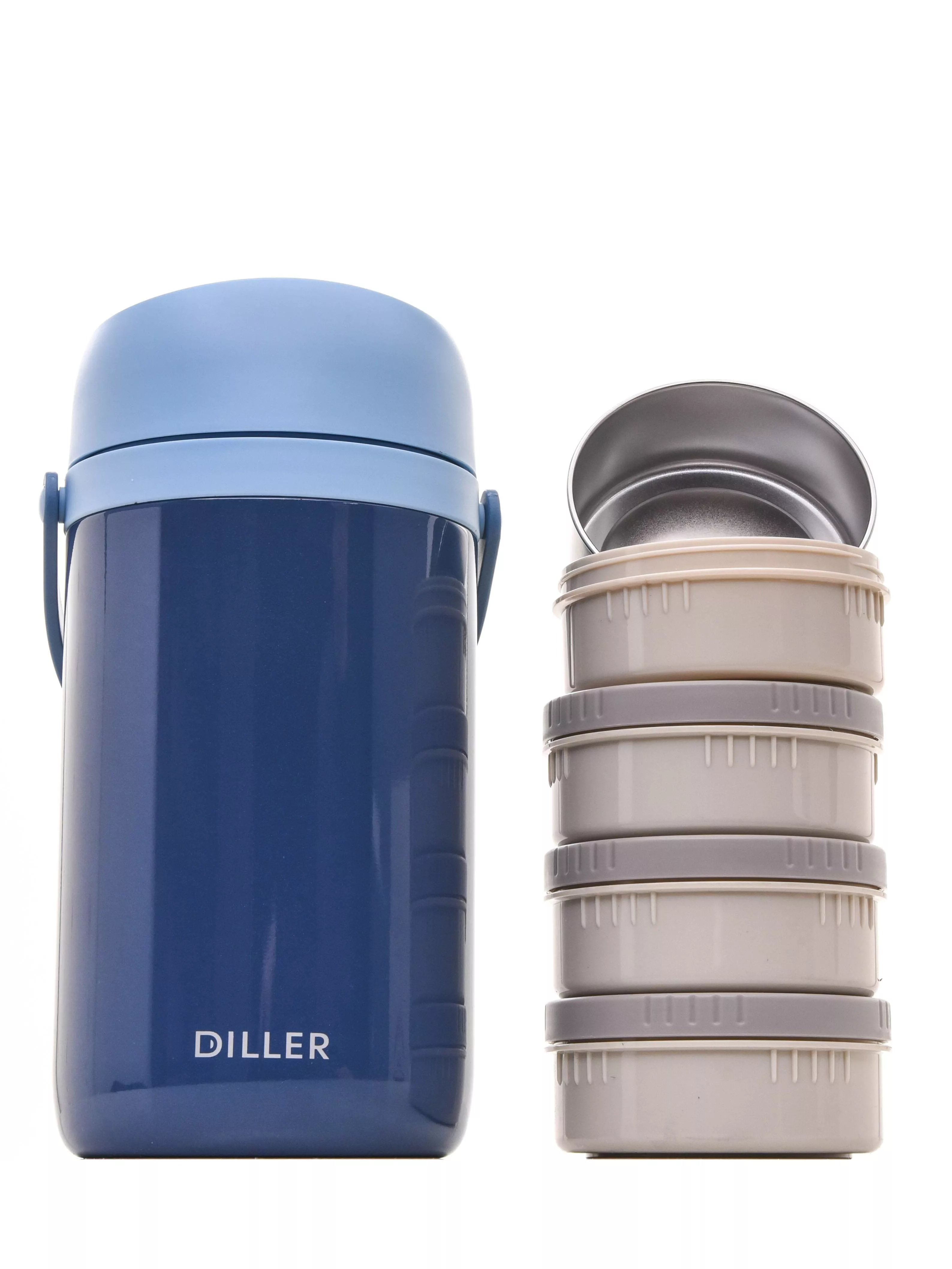 Термоконтейнер для еды Diller 8926 2400 ml (Синий)