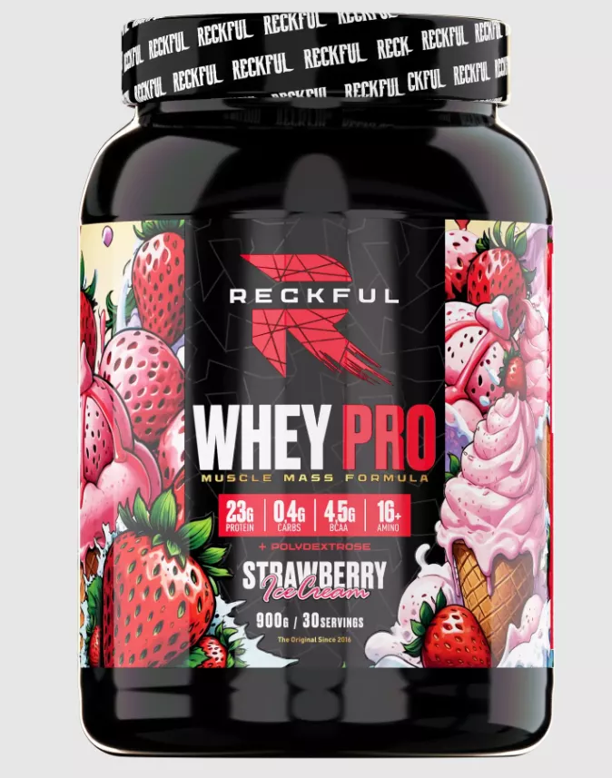 Reckful ® Whey + Polydextrose 900g 30 serv
