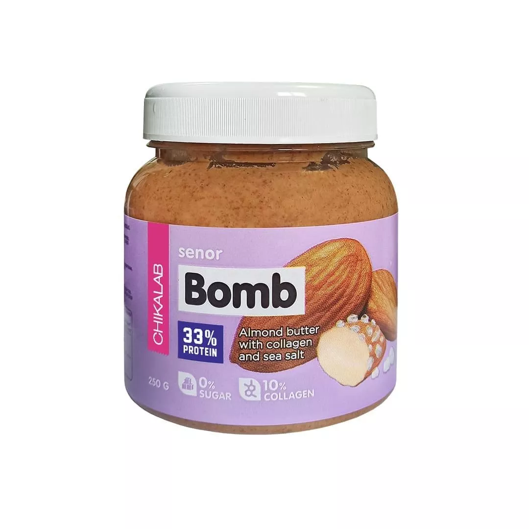 CHIKALAB Миндальная Паста с Морской Солью 250g (х12)