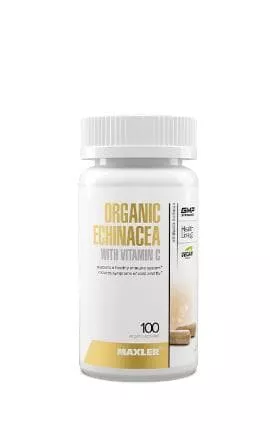 Maxler Organic Echinacea with Vitamin C 100 caps