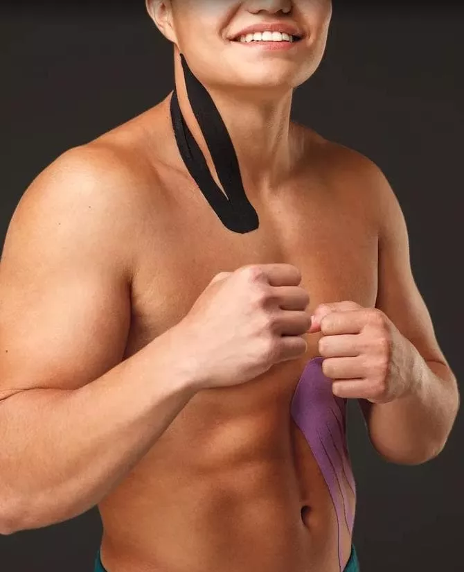 FitRule Кинезио Тейп Tape 5 cм х 5 м (Черный)