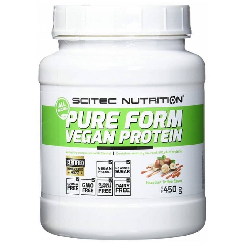 Scitec Nutrition Pure Form Vegan Protein 450g фото