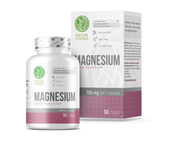 Nature Foods Magnesium 90caps фото