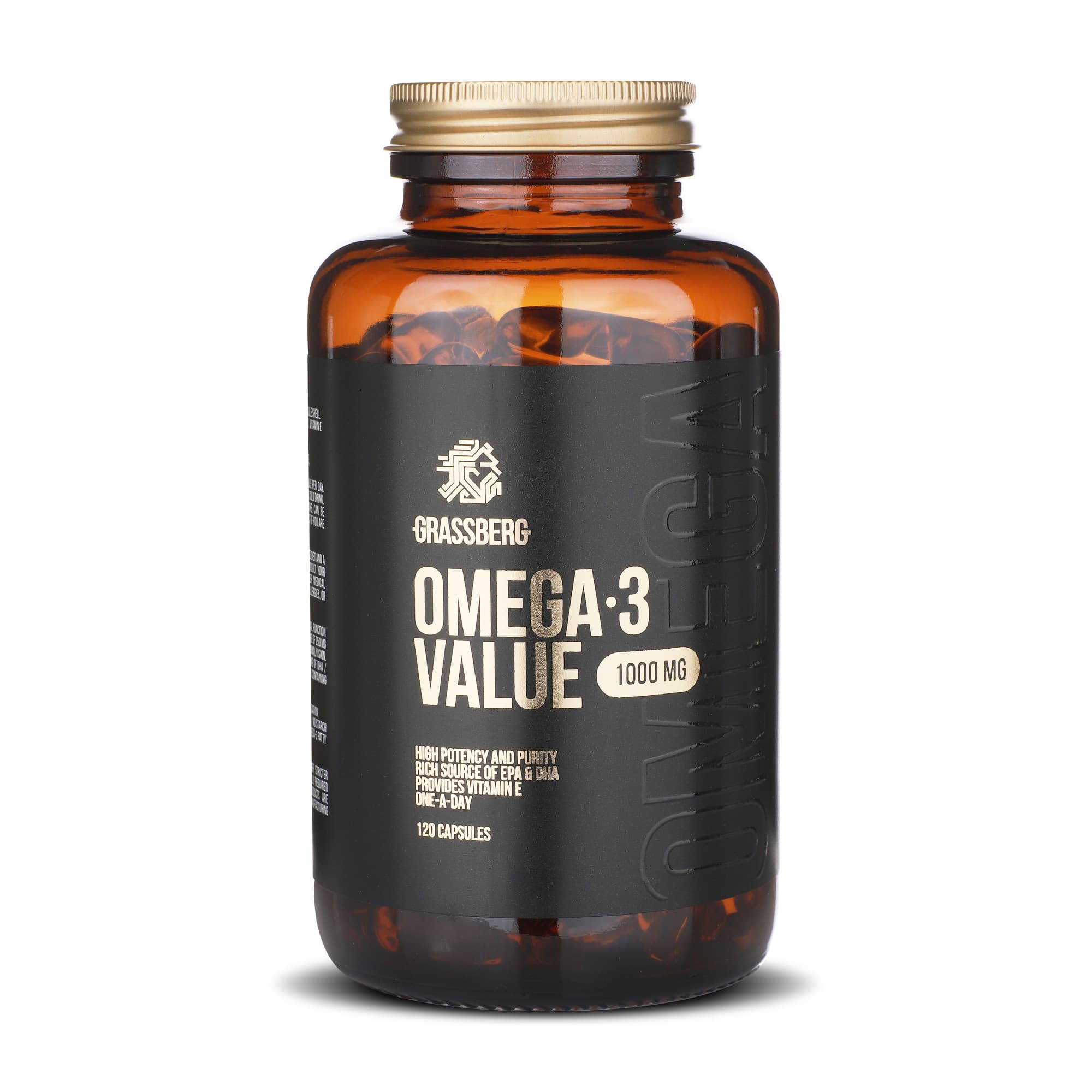 GRASSBERG Omega Value 1000 mg 120 caps