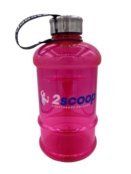 2scoop Бутыль 1.3 L металлическая крышка (Розовый) фото