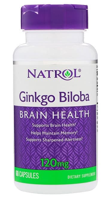 NATROL Ginkgo Biloba 120 mg 60 caps фото