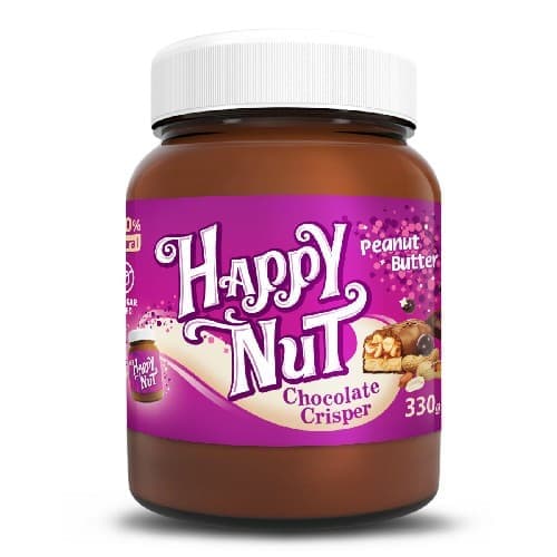 Happy Nut Арахисовая паста с взрывной карамелью 330 гр