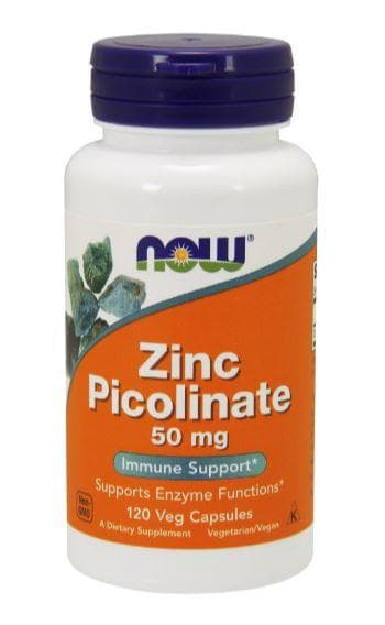 NOW Zinc Picolinate 50 mg 250 caps фото