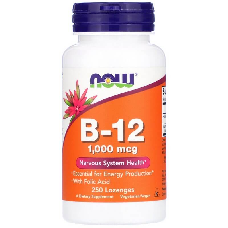 NOW B-12 1000mcg 250 caps