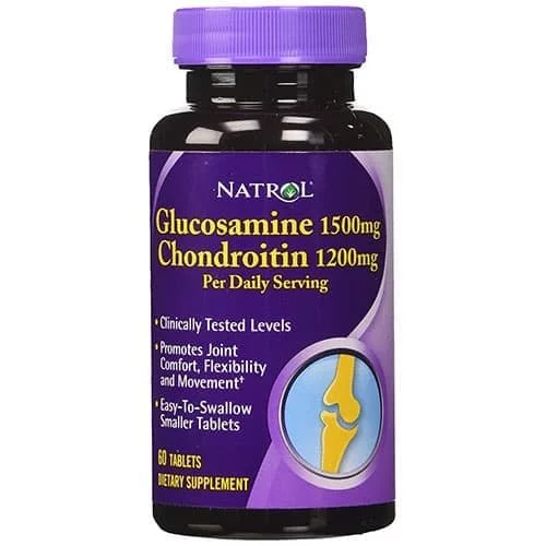 NATROL Glucosamine Chondroitin 1500/1200 mg 60 tabs фото